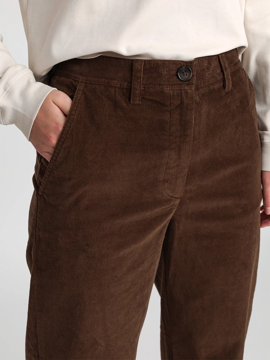 Вельветовые брюки из эластичного органического хлопка